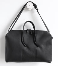 Load image into Gallery viewer, Wednesday frrry bag. black. special handles.