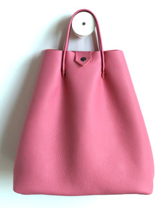 Monday frrry tote bag. shoulder strap. pink