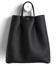 Load image into Gallery viewer, Monday frrry tote bag. shoulder strap. Black
