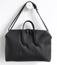 Load image into Gallery viewer, Wednesday frrry bag. black. special handles.
